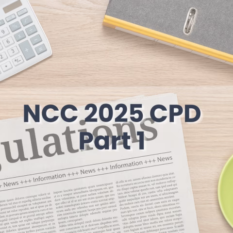 NCC 2025 CPD Part 1