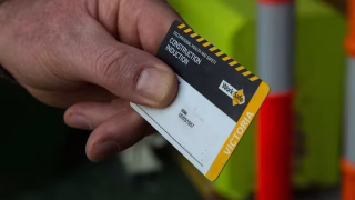 what is the difference between the white card and the construction induction card in NSW?