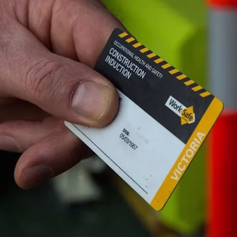 what is the difference between the white card and the construction induction card in NSW?